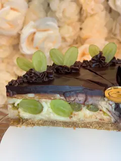 Torta surpresa de uva — Fatia